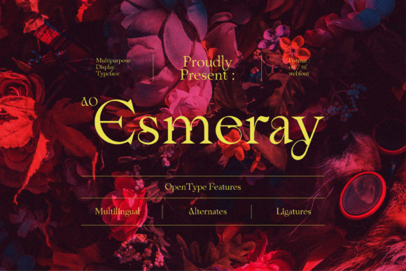 AO Esmeray Font Review: A Sharp Serif for Modern Branding