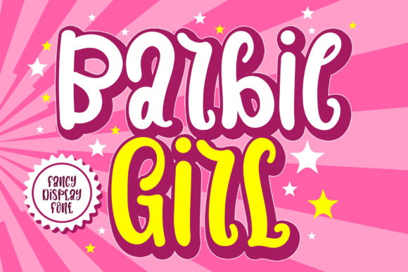 Barbie Girl: A Playful Display Font for Makers