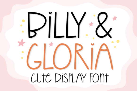 Billy and Gloria: A Friendly Display Font for Small Brands