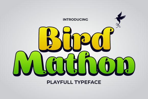Birdmathon: A Bold Display Font for Impactful Campaigns