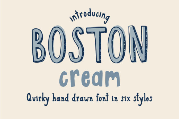 Boston Cream Typeface for Elegant Editorial Design