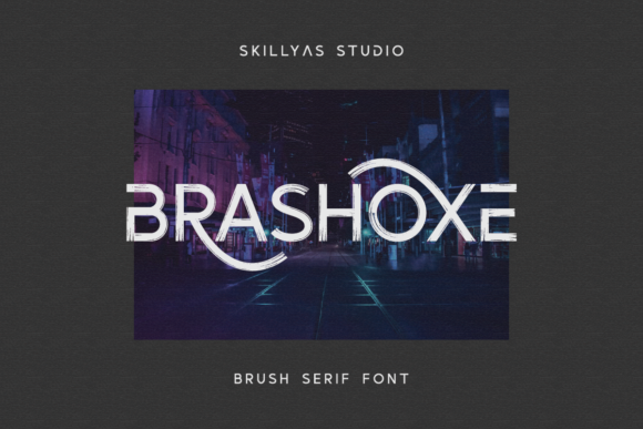 Brashoxe: A Modern Display Font for Bold Campaigns