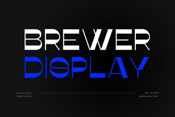 Brewer Display: A Retro Typeface for Makers and Brands