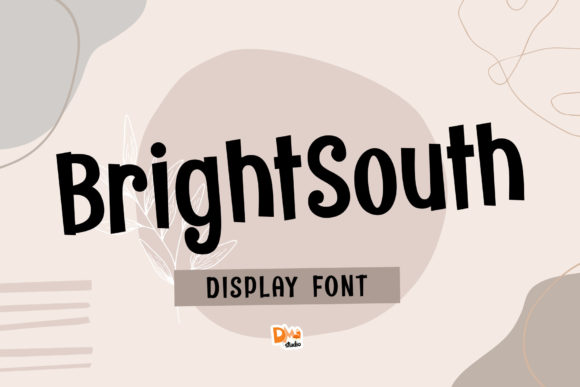 Bright South: A Quirky Display Font for Web Design