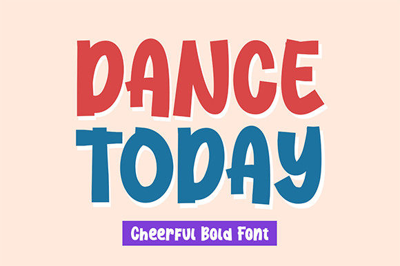 Dance Today: A Bold Display Font for Social Campaigns