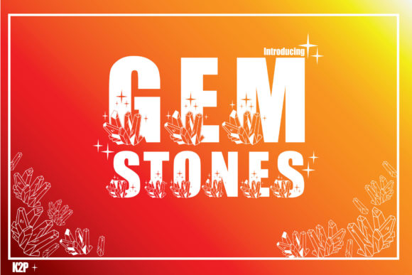 Gemstones: The Bold Display Font for Handmade Brands