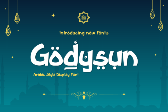 Godysun: A Stylish Display Font for Elegant Arabic Design