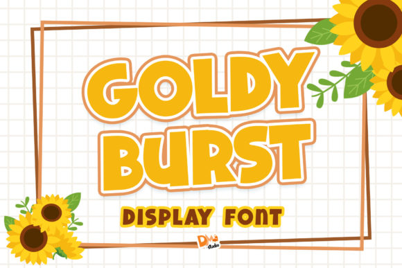 Goldy Burst: A Bold Typeface for Modern Branding