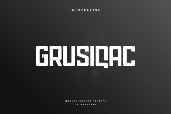 Grusiqac: A Modern Sci-Fi Display Font for Web Design