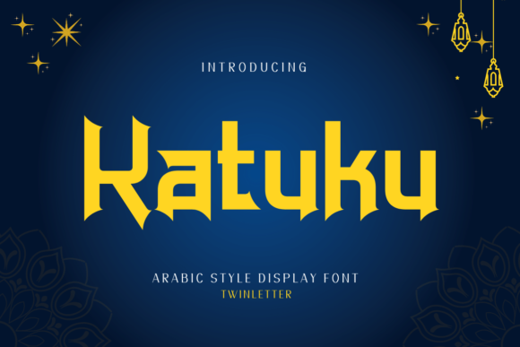 Katuku: A Decorative Display Font for Digital Branding