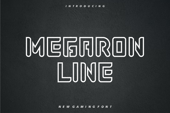 Megaron Line: A Bold Display Font for Web Headers