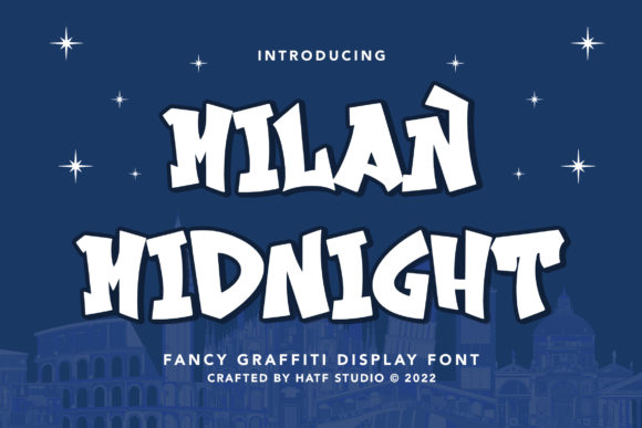 Milan Midnight Font: The Ultimate Graffiti Display