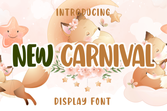 New Carnival: A Magical Display Font for Crafters
