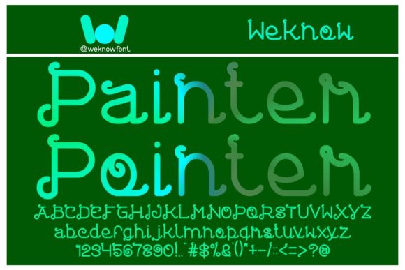Painter Pointer: A Magical Display Font for Web Headers