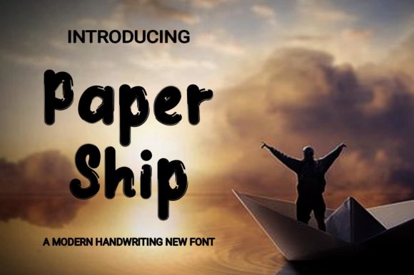 Paper Ship: A Cute Display Font for Makers