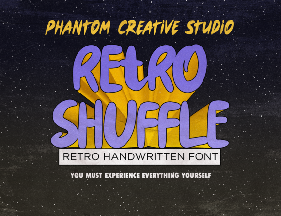 Retro Shuffle: The Bold Vintage Display Font for Campaigns