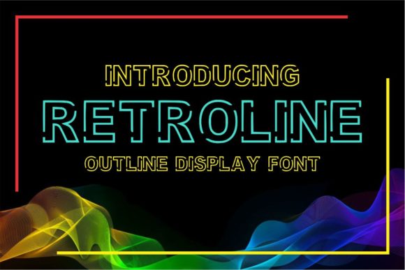 Retroline Font Review: Bold Vertical Style for Brands