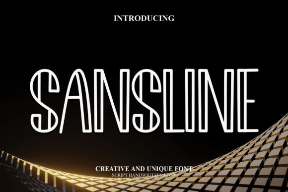 Sansline: A Modern Display Font for Digital Branding