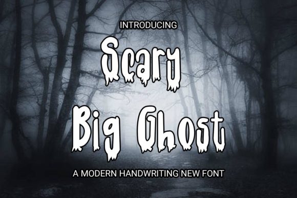 Scary Big Ghost Font for Halloween Campaigns