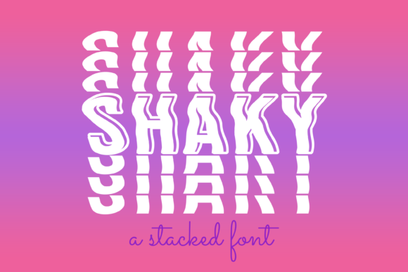 Shaky Font: A Playful Display Typeface for Web Design