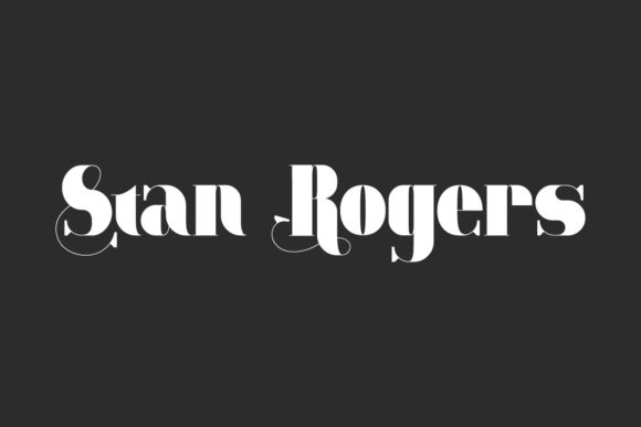 Stan Rogers: The Bold Display Font for Brand Identity