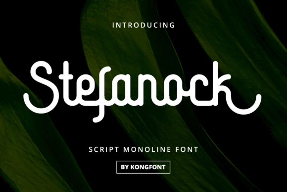 Stefanock: The Modern Display Font for Bold Branding