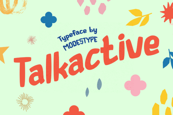 Talkactive: The Friendly Display Font for Small Business Branding