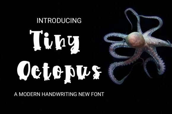 Tiny Octopus: A Cute Display Font for Branding
