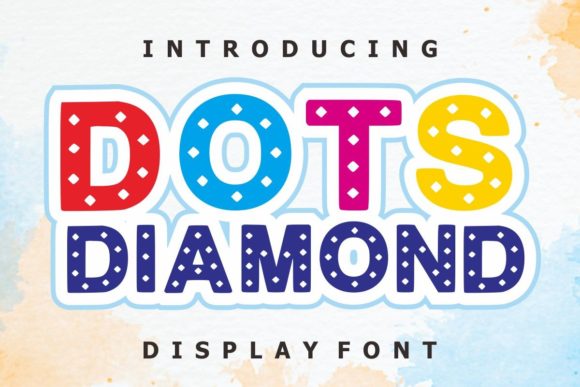 Transform Your Brand with Dots Diamond Typeface