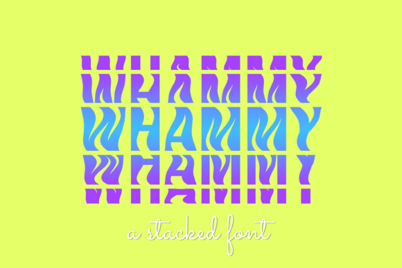 Whammy Font Review: A Cool Display Typeface for Bold Brands