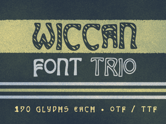 Wiccan Trio: The Retro Display Font for Bold Campaigns