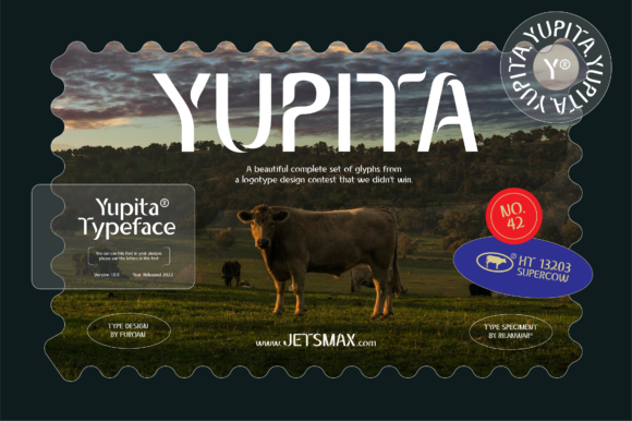 Yupita: A Stylish Display Font for Modern Branding